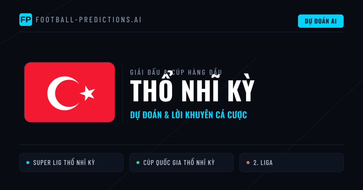Soi Kèo Bóng Đá Thổ Nhĩ Kỳ & Dự Đoán