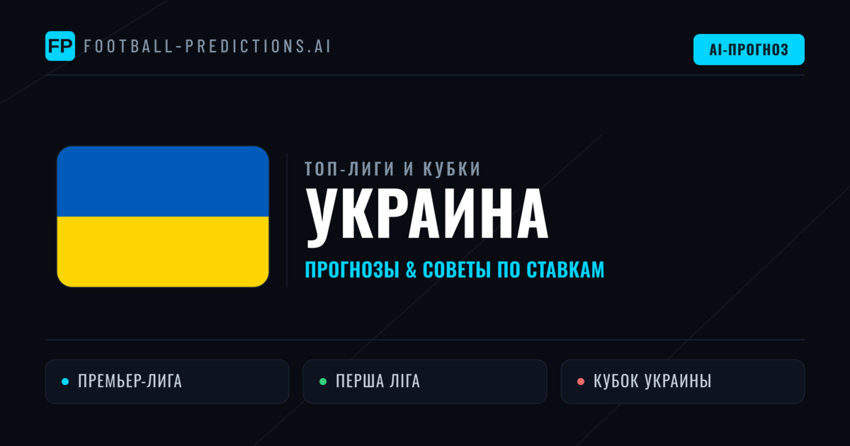 Прогнозы и советы по футболу Украина