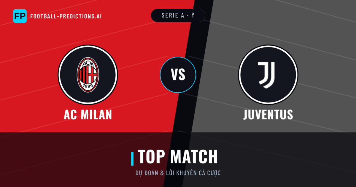 AC Milan vs Juventus Dự đoán & Thống kê