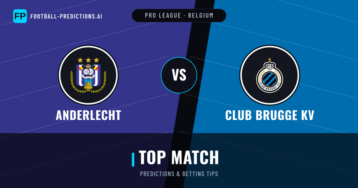 Anderlecht vs Club Brugge KV Predictions & Stats