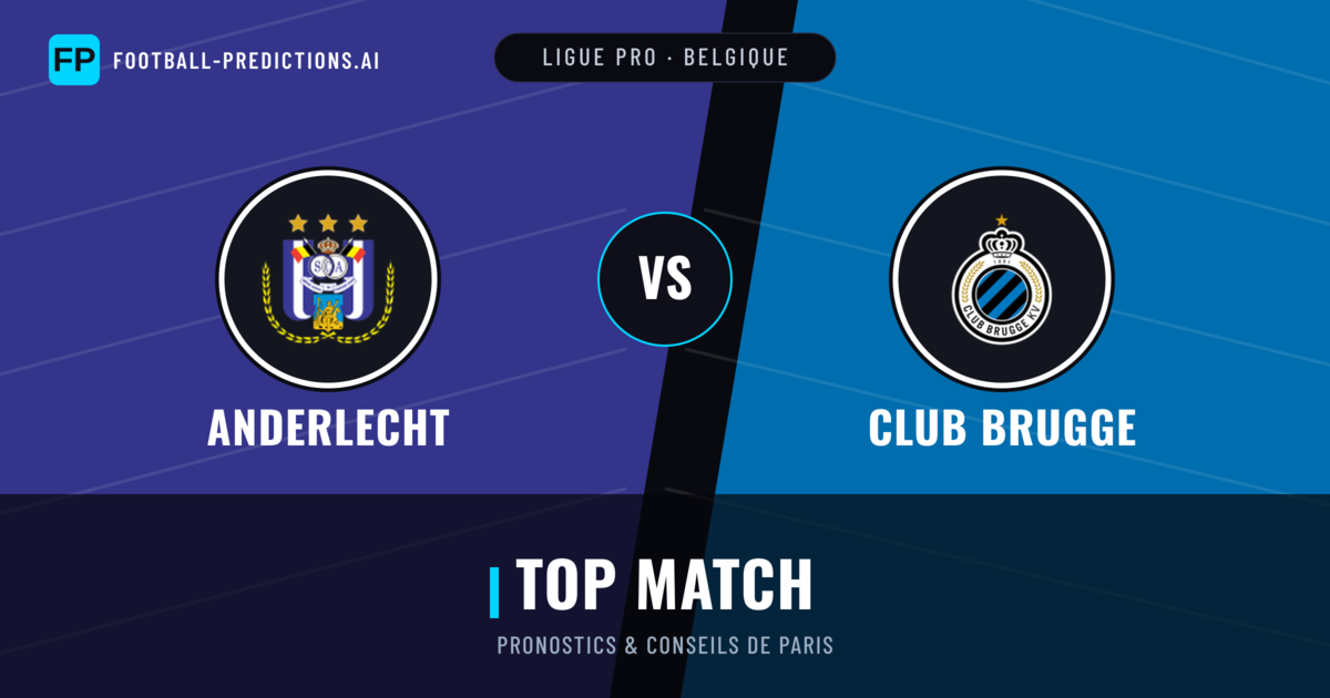 Anderlecht vs Club Brugge Pronostics & Statistiques