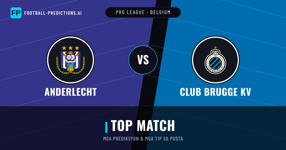 Anderlecht vs Club Brugge KV Predictions & Stats
