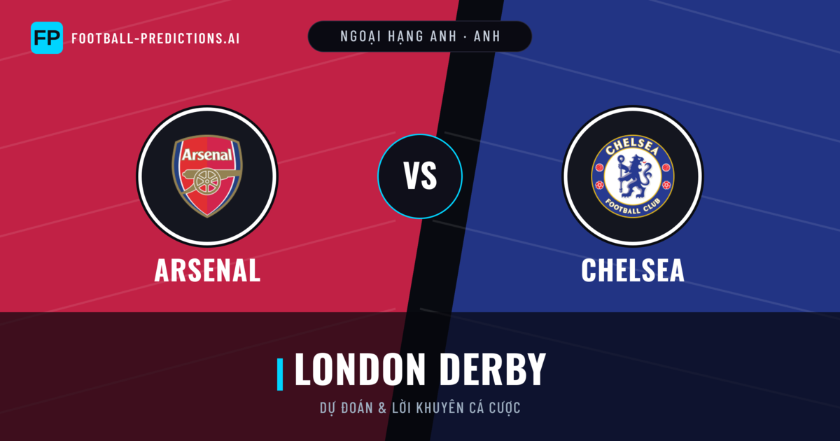 Arsenal vs Chelsea Dự đoán & Thống kê