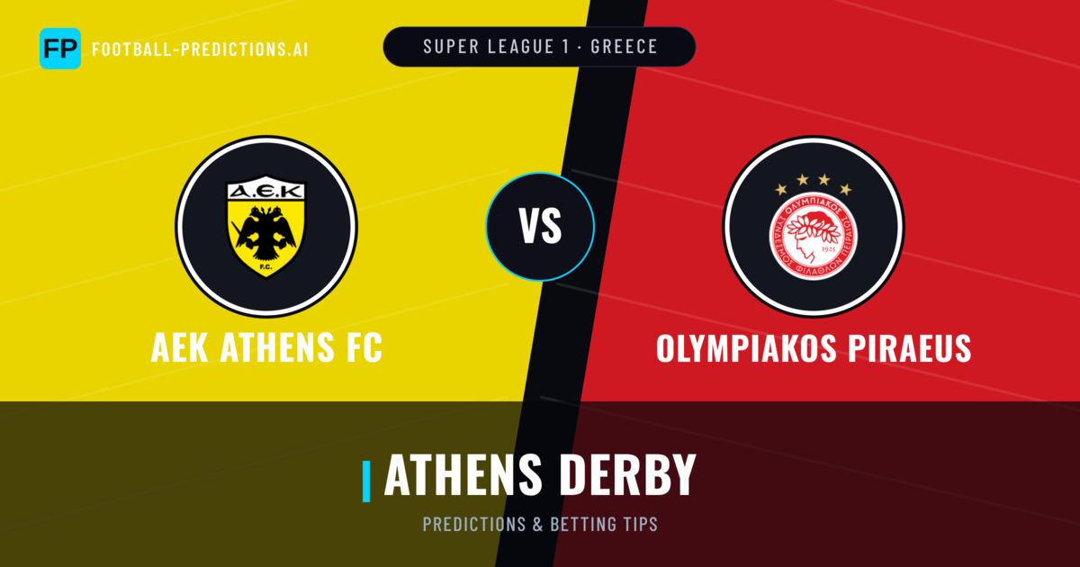 AEK Athens FC vs Olympiakos Piraeus Predictions & Stats