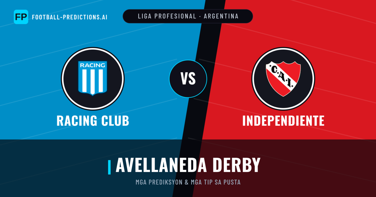 Racing Club vs Independiente Predictions & Stats