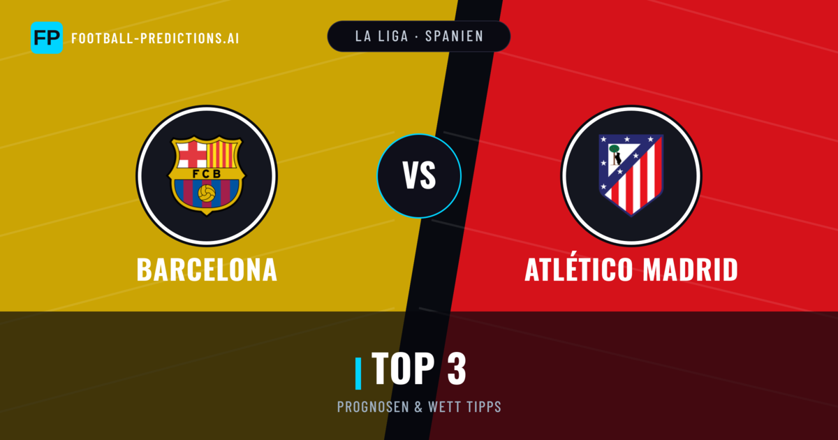 Barcelona vs Atlético Madrid Prognosen & Statistiken