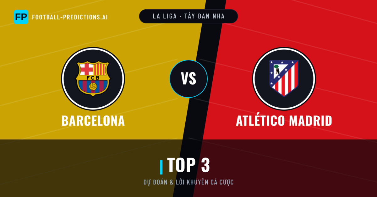 Barcelona vs Atlético Madrid Dự đoán & Thống kê