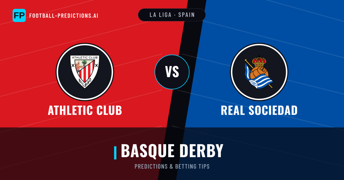 Athletic Club vs Real Sociedad Predictions & Stats