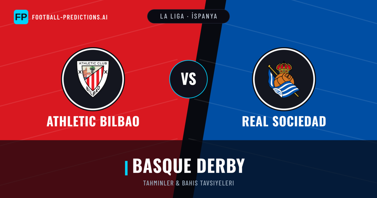 Athletic Bilbao vs Real Sociedad Tahminleri & İstatistikler