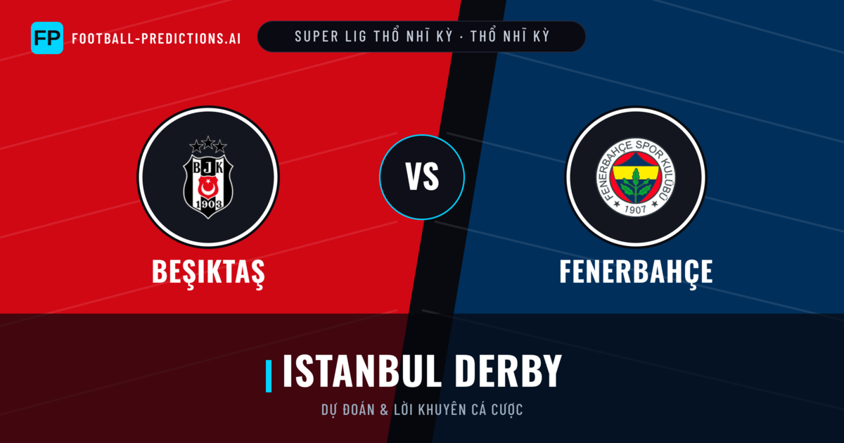 Beşiktaş vs Fenerbahçe Dự đoán & Thống kê