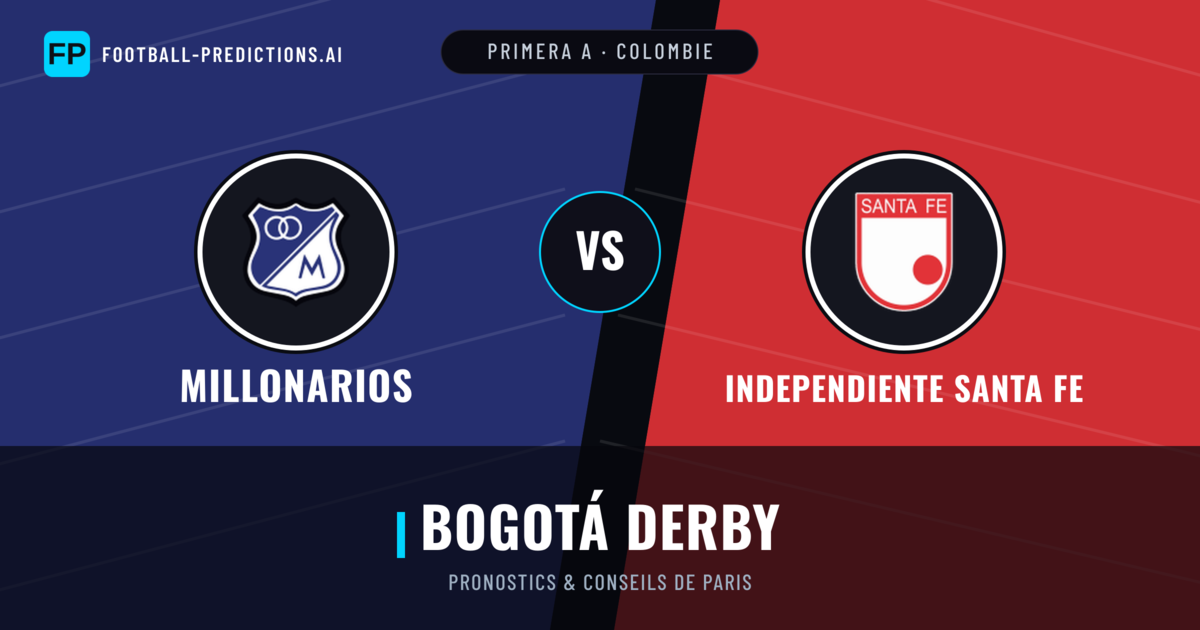 Millonarios vs Independiente Santa Fe Pronostics & Statistiques