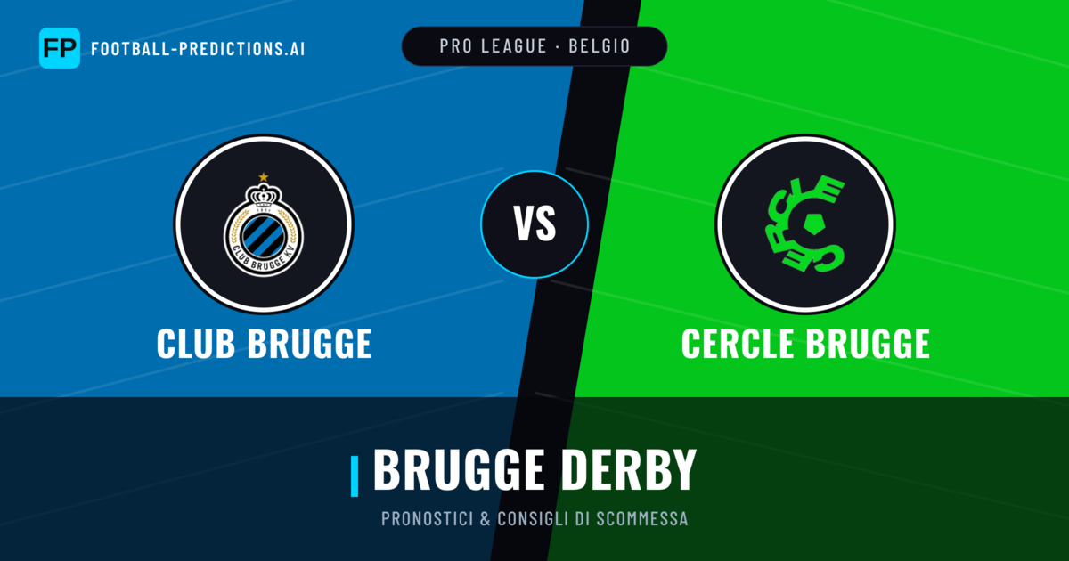 Pronostici e Statistiche Club Brugge vs Cercle Brugge