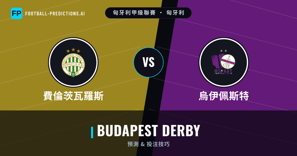 費倫茨瓦羅斯 vs 烏伊佩斯特 運彩分析｜足球預測與數據