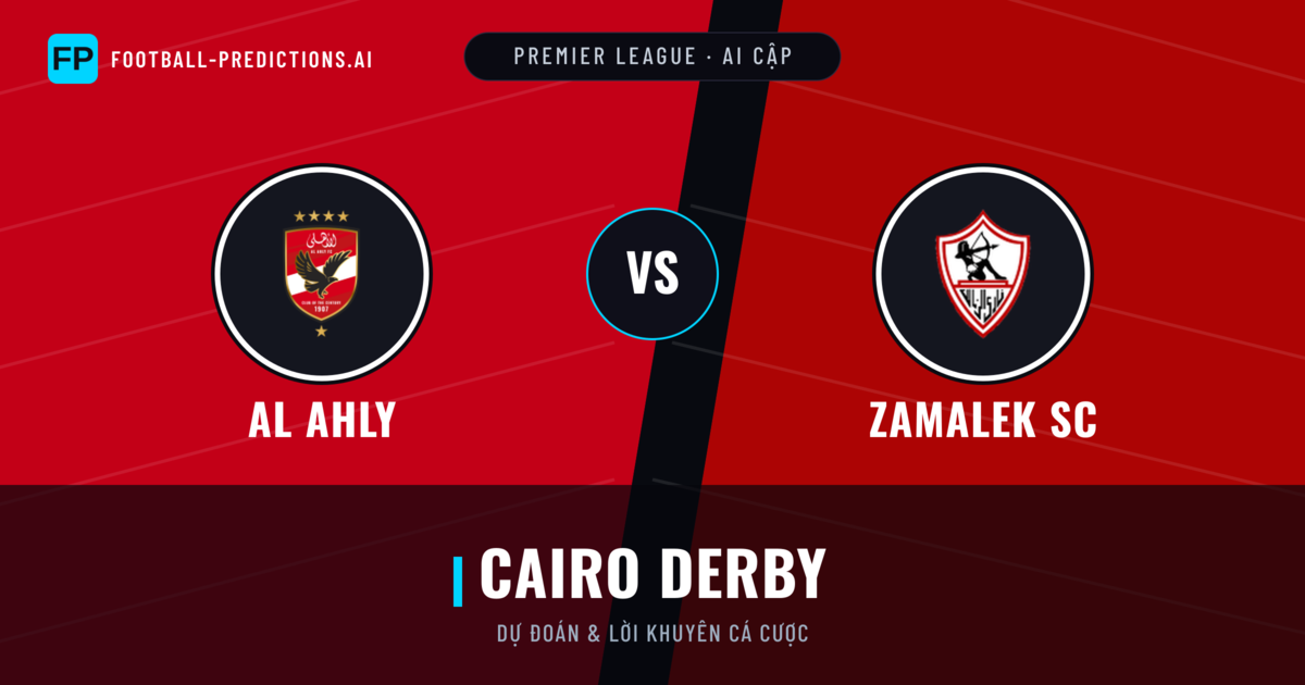 Al Ahly vs Zamalek SC Dự đoán & Thống kê