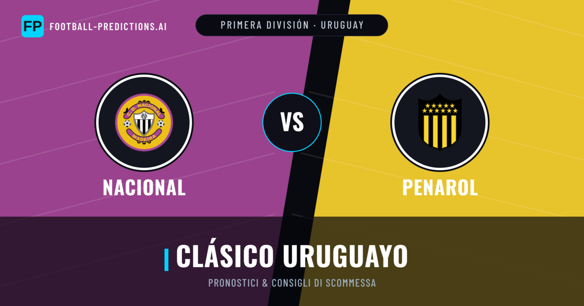 Pronostici e Statistiche Nacional vs Penarol