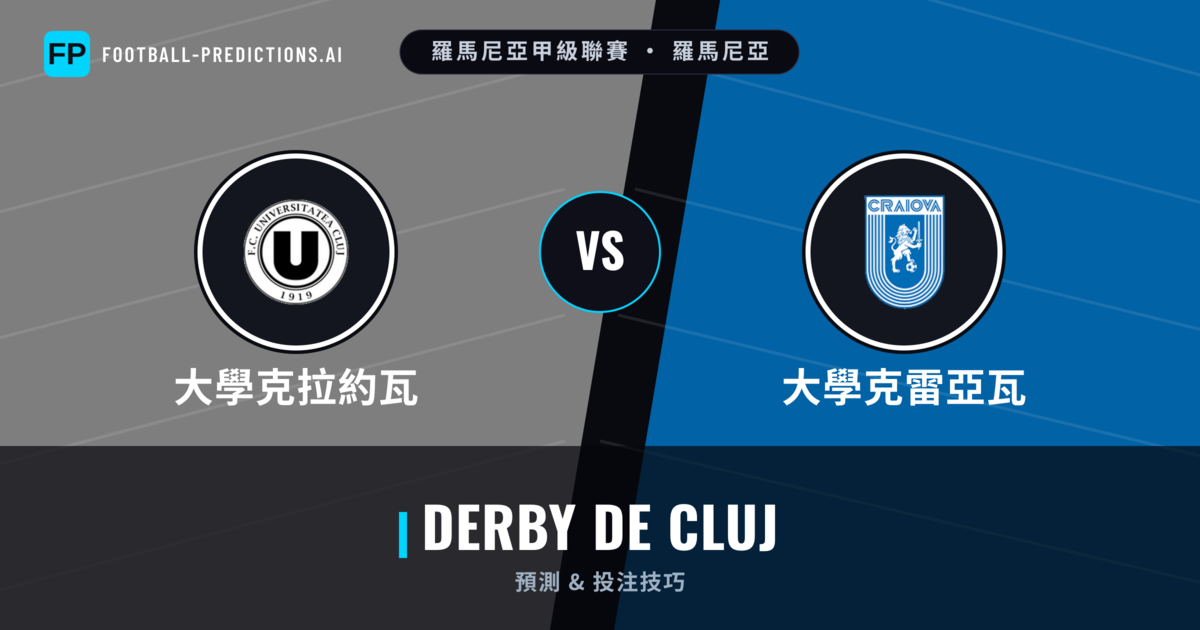 大學克拉約瓦 vs 大學克雷亞瓦 運彩分析｜足球預測與數據