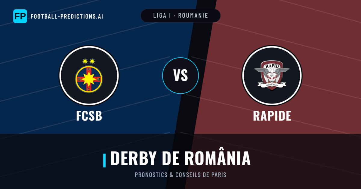 FCSB vs Rapide Pronostics & Statistiques