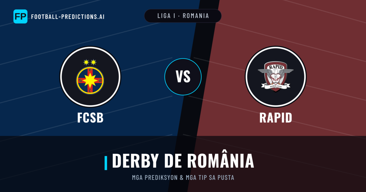 FCSB vs Rapid Predictions & Stats