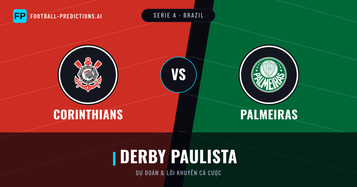 Corinthians vs Palmeiras Dự đoán & Thống kê