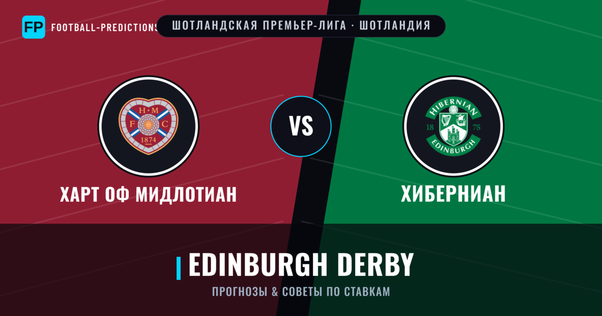 Харт оф Мидлотиан vs Хиберниан прогнозы и статистика