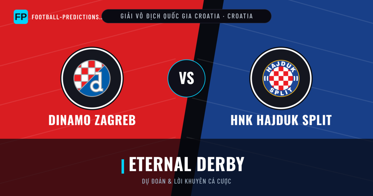 Dinamo Zagreb vs HNK Hajduk Split Dự đoán & Thống kê