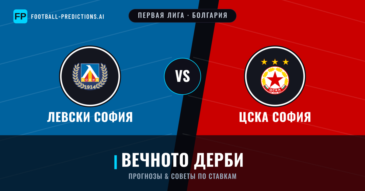 Левски София vs ЦСКА София прогнозы и статистика