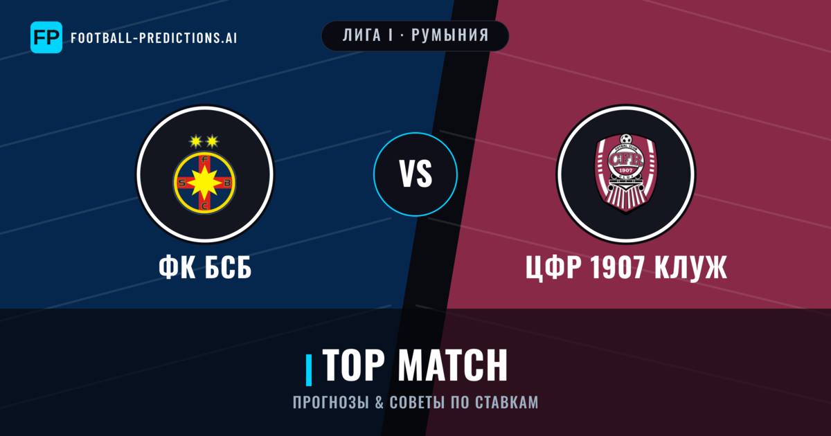 ФК БСБ vs ЦФР 1907 Клуж прогнозы и статистика