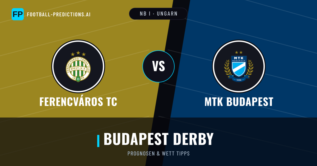 Ferencváros TC vs MTK Budapest Prognosen & Statistiken
