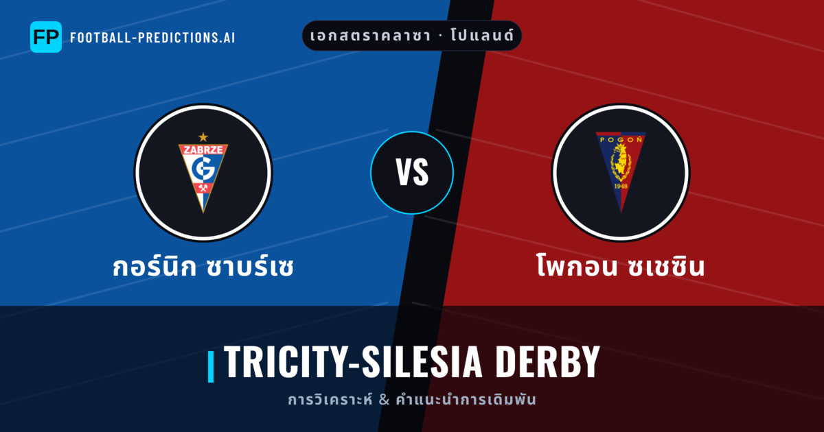 กอร์นิก ซาบร์เซ vs โพกอน ซเชซิน การวิเคราะห์และสถิติ