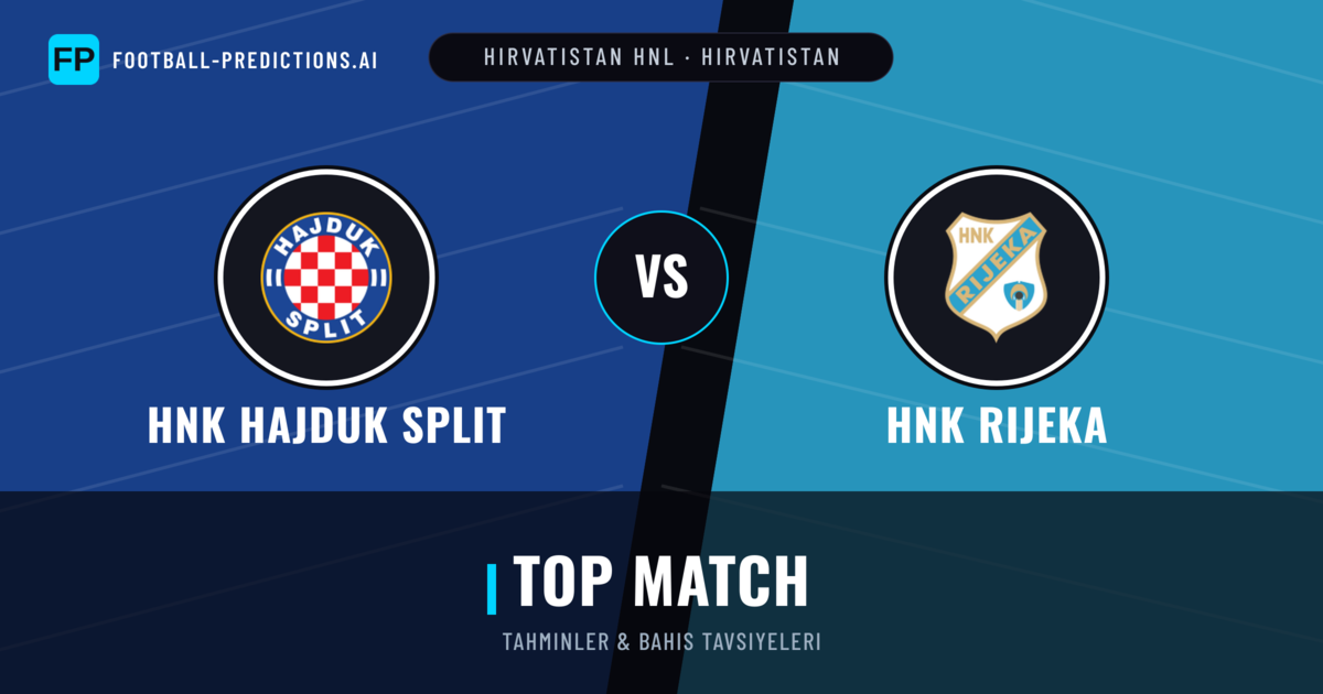 HNK Hajduk Split vs HNK Rijeka Tahminleri & İstatistikler