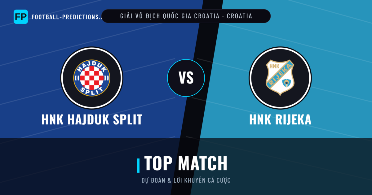 HNK Hajduk Split vs HNK Rijeka Dự đoán & Thống kê