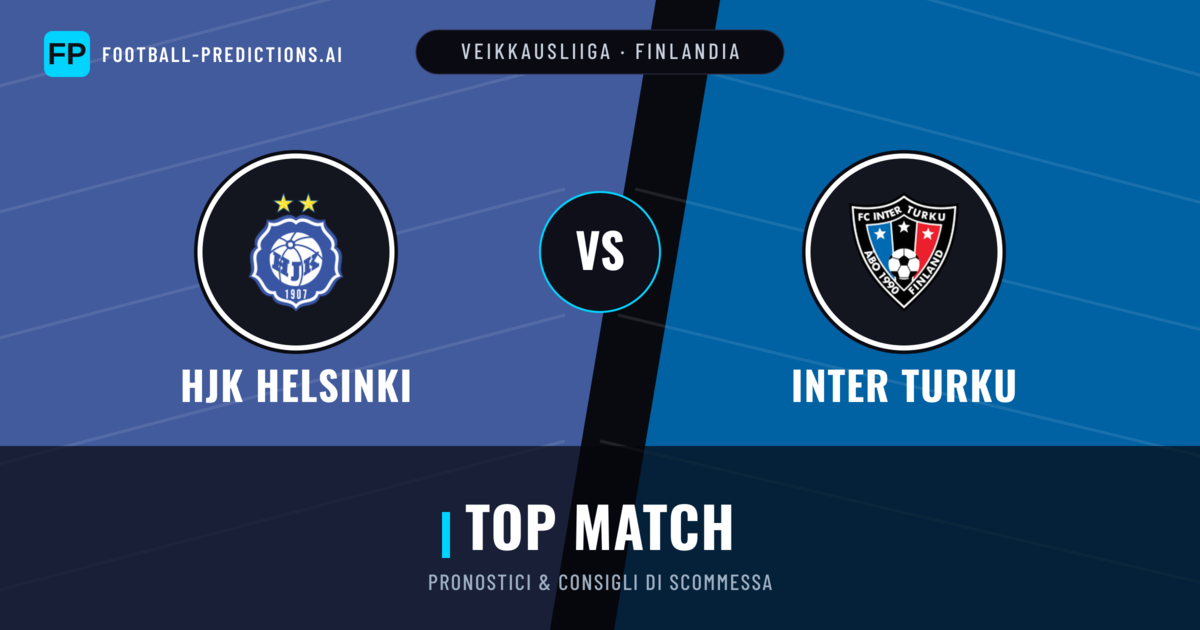 Pronostici e Statistiche HJK Helsinki vs Inter Turku