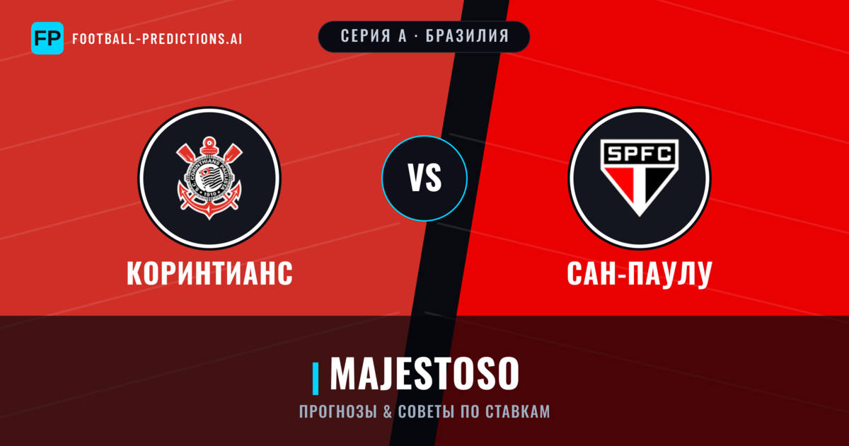 Коринтианс vs Сан-Паулу прогнозы и статистика
