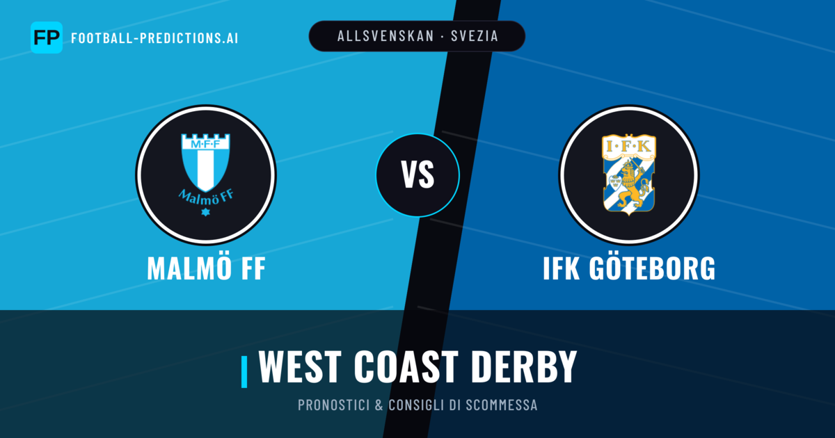 Pronostici e Statistiche Malmö FF vs IFK Göteborg