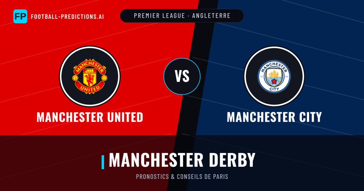 Manchester United vs Manchester City Pronostics & Statistiques