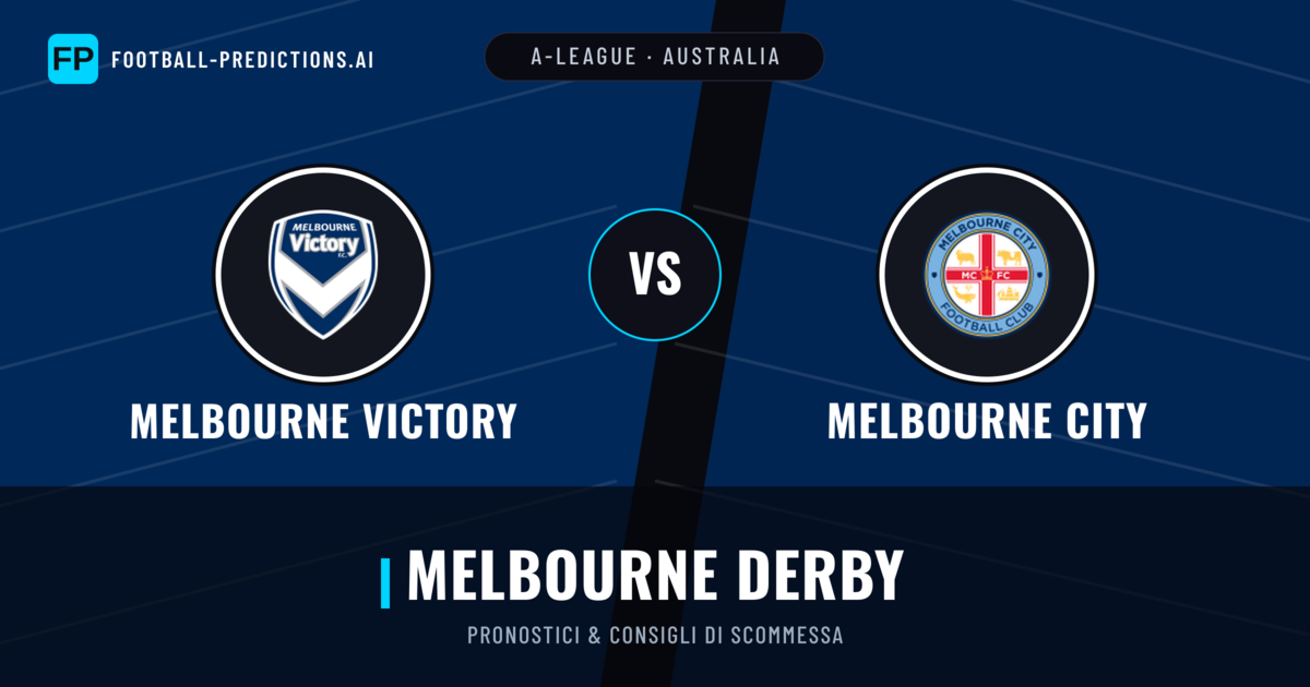 Pronostici e Statistiche Melbourne Victory vs Melbourne City