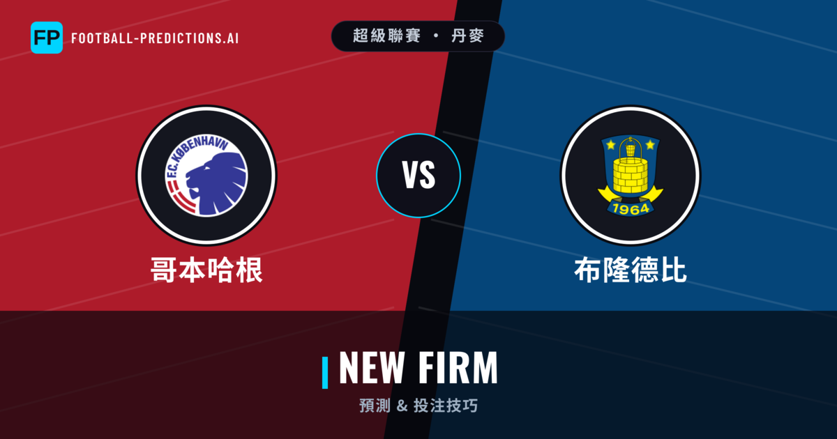 哥本哈根 vs 布隆德比 運彩分析｜足球預測與數據