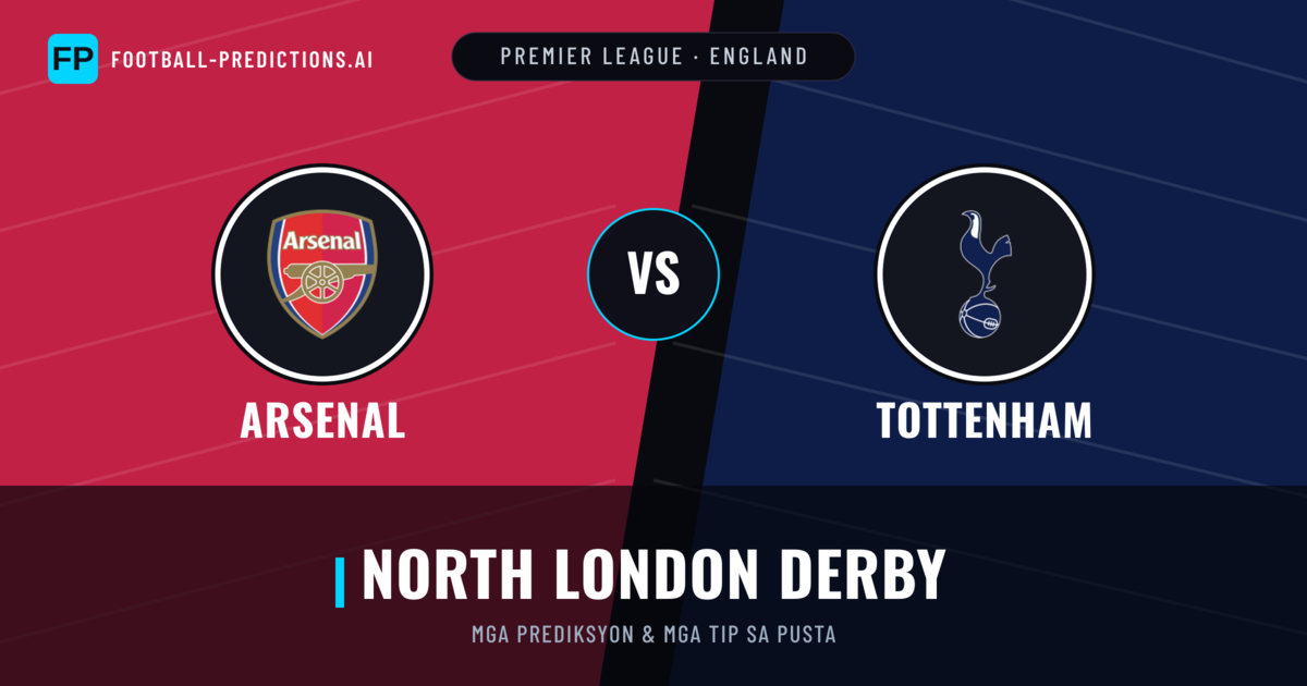 Arsenal vs Tottenham Predictions & Stats