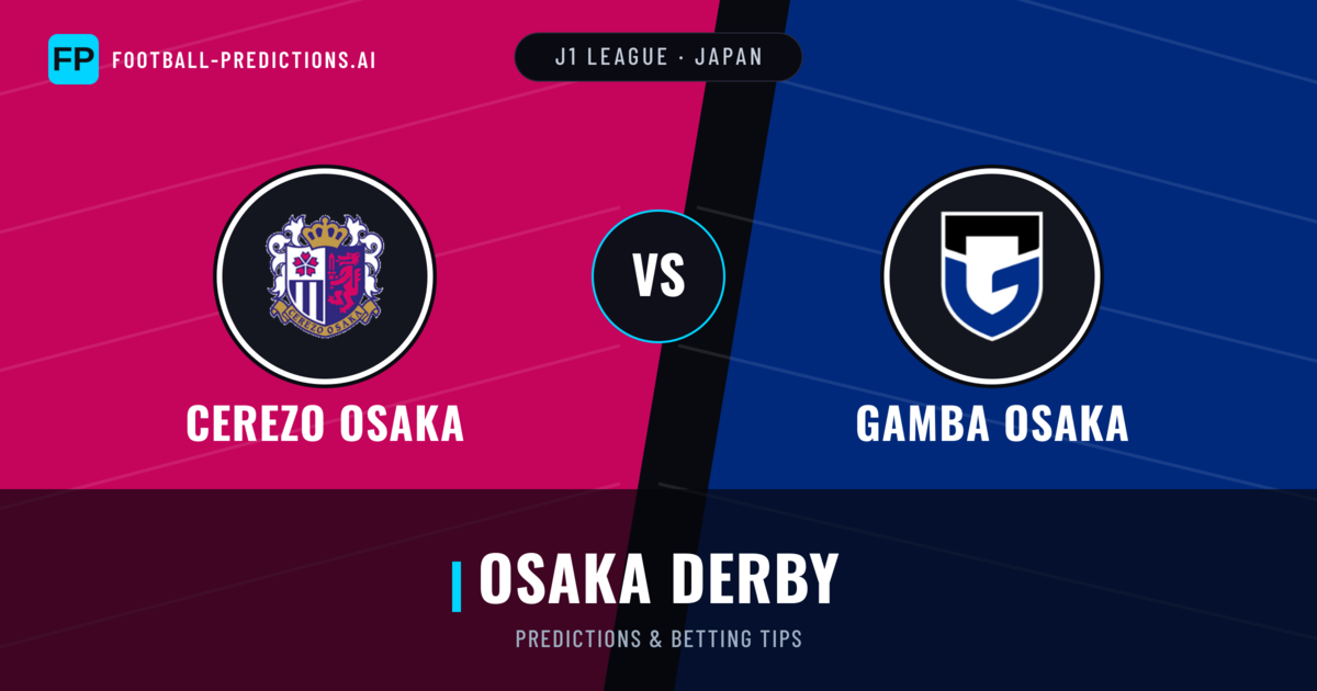 Cerezo Osaka vs Gamba Osaka Predictions & Stats