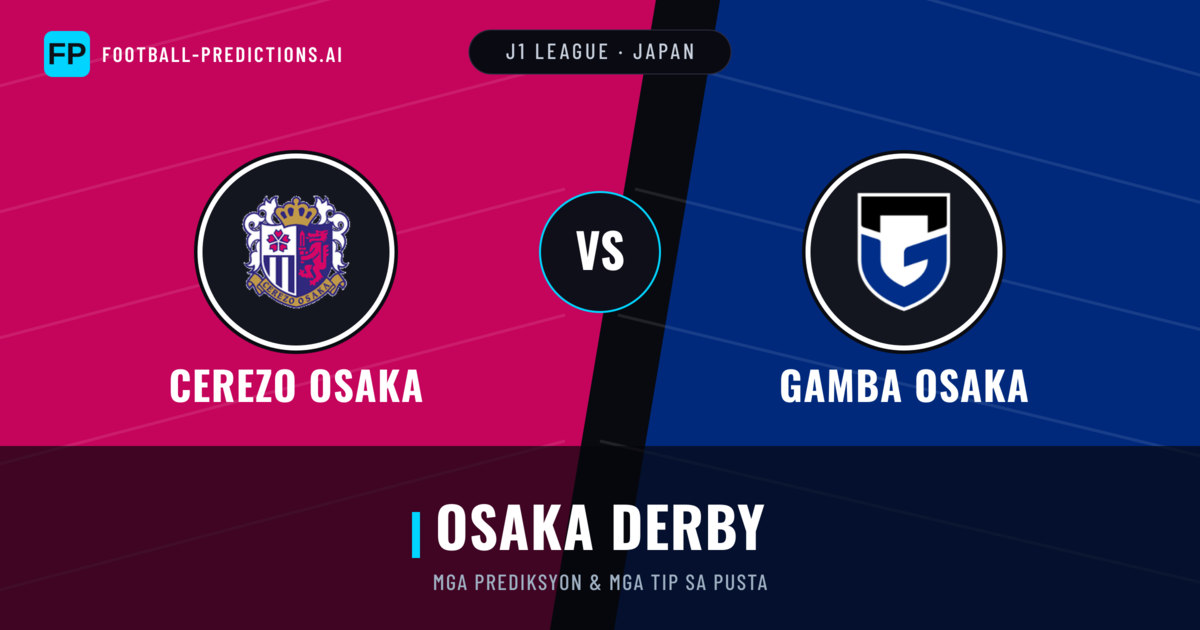 Cerezo Osaka vs Gamba Osaka Predictions & Stats