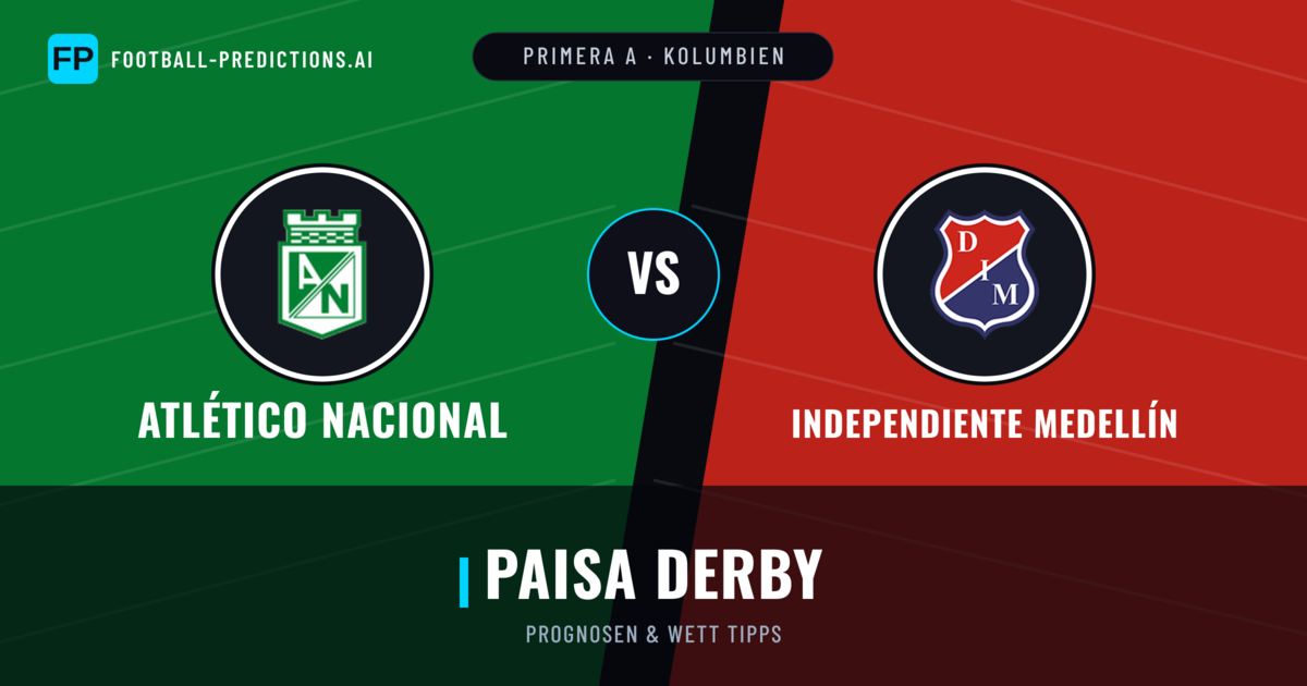 Atlético Nacional vs Independiente Medellín Prognosen & Statistiken