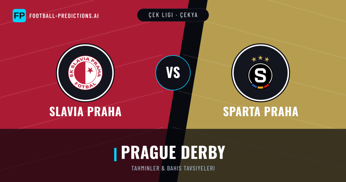 Slavia Praha vs Sparta Praha Tahminleri & İstatistikler