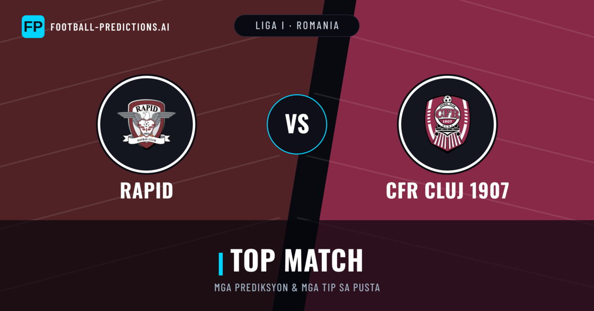 Rapid vs CFR Cluj 1907 Predictions & Stats