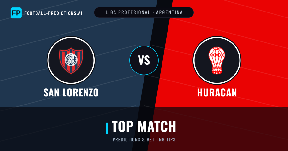 San Lorenzo vs Huracan Predictions & Stats