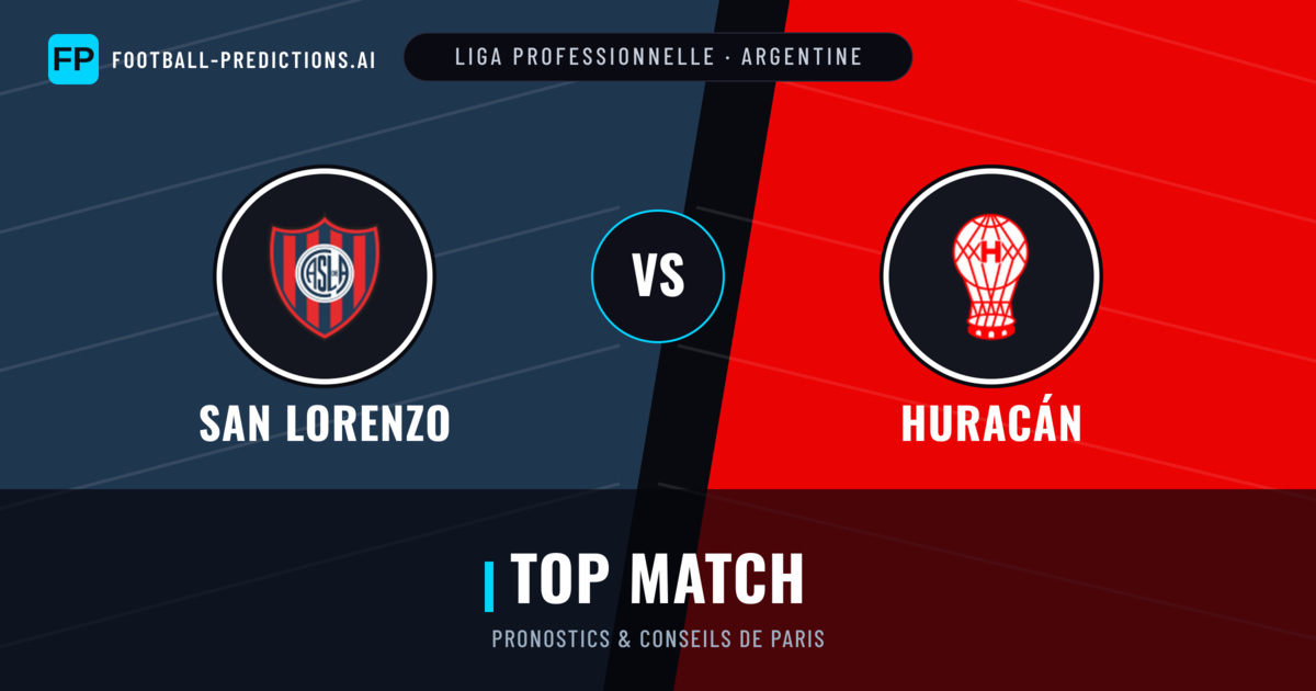 San Lorenzo vs Huracán Pronostics & Statistiques