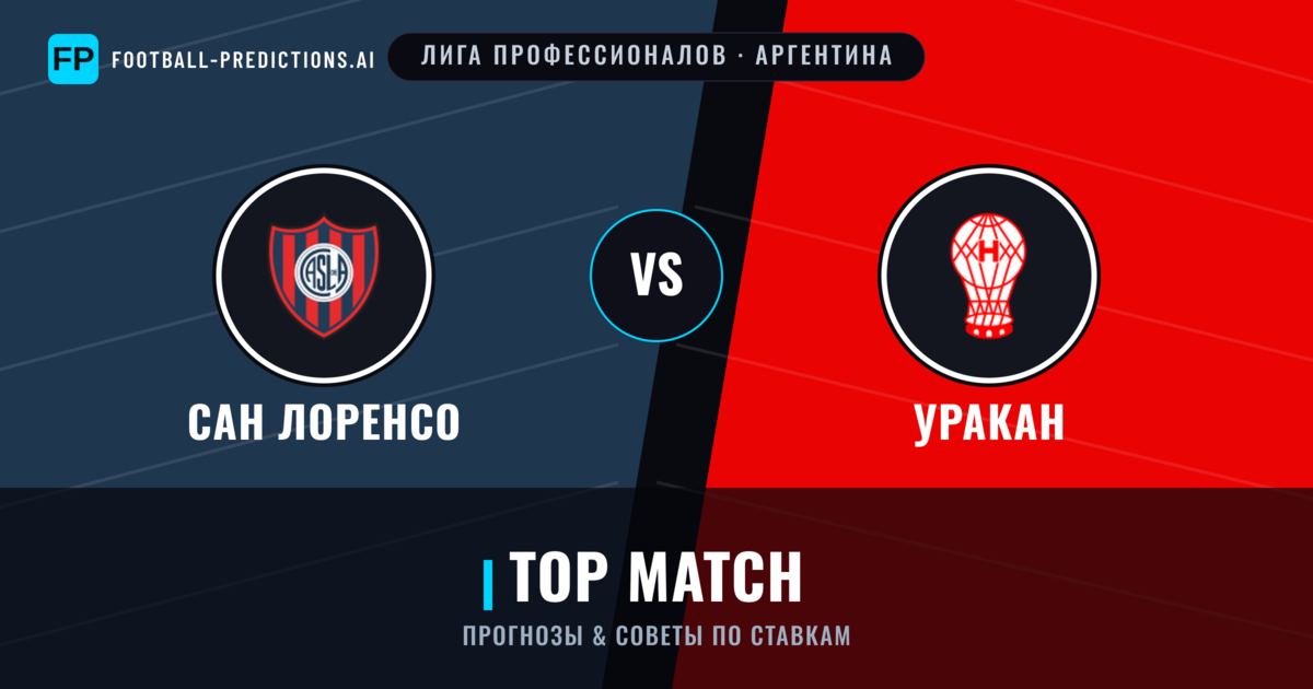 Сан Лоренсо vs Уракан прогнозы и статистика