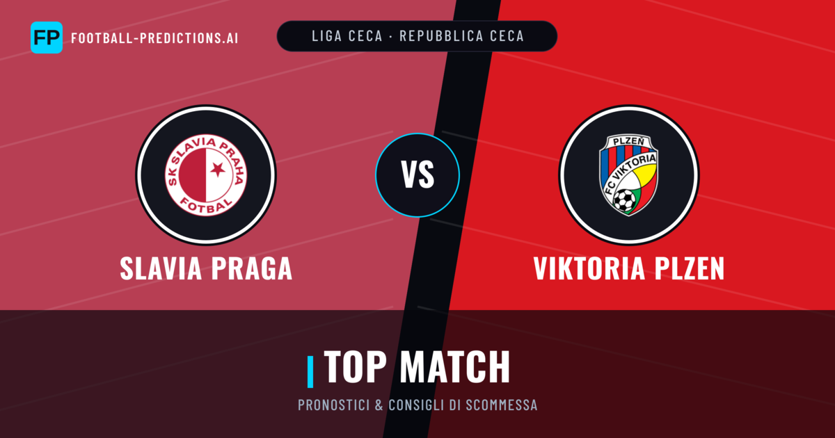 Pronostici e Statistiche Slavia Praga vs Viktoria Plzen