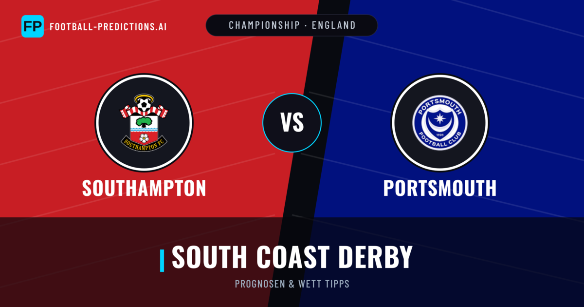 Southampton vs Portsmouth Prognosen & Statistiken
