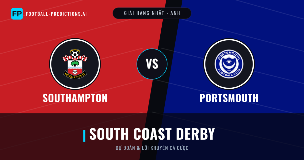 Southampton vs Portsmouth Dự đoán & Thống kê