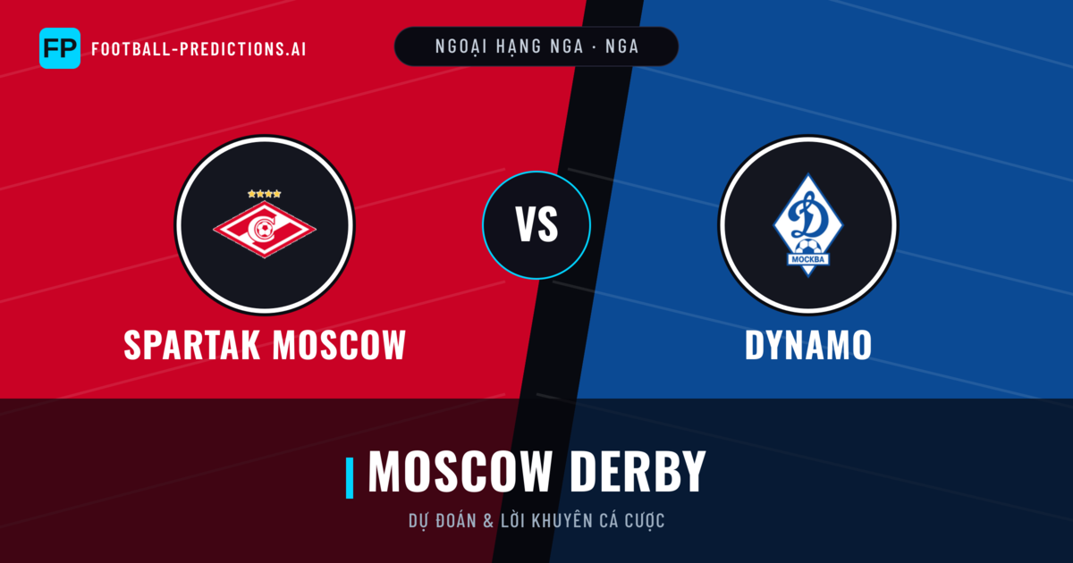 Spartak Moscow vs Dynamo Dự đoán & Thống kê